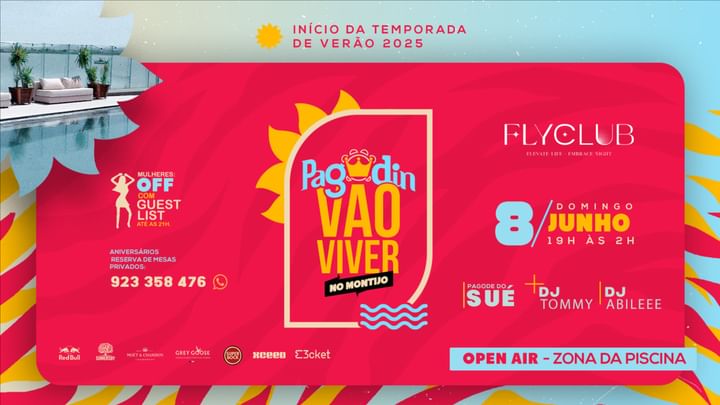 Cover for event: Pagodin #VaoViver no Montijo - Edição de Verão
