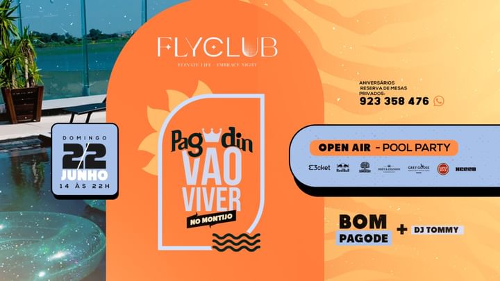 Cover for event: Pagodin #VaoViver no Montijo - POOL PARTY - Piscina liberada!