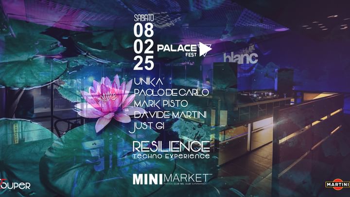 Cover for event: PALACE FEST PARTY RESILIENCE >> 8 Febbraio >> minimarket privè