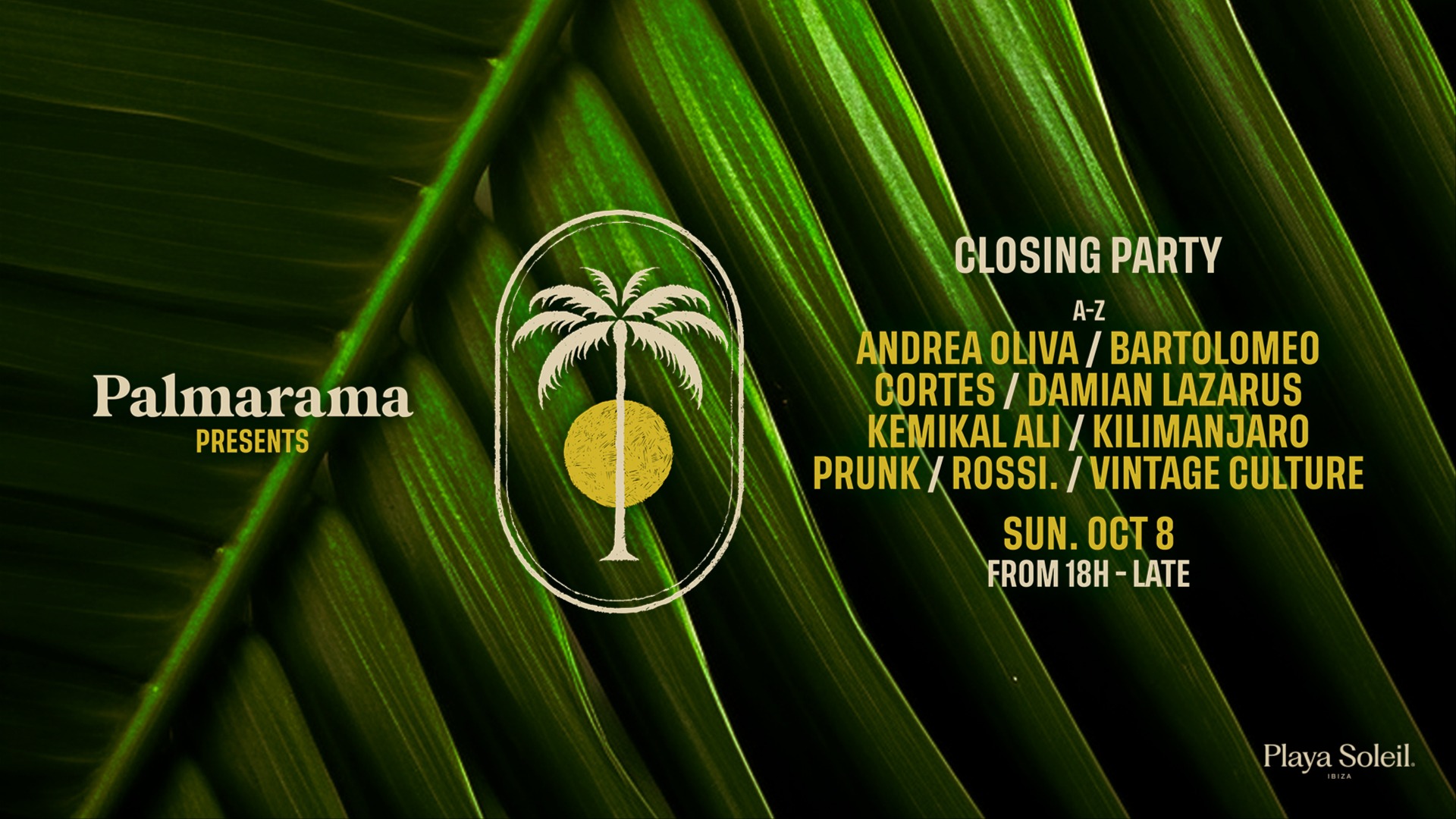 Palmarama Closing Party image