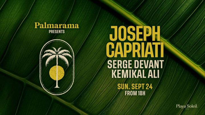 Cover for event: Palmarama Presents Joseph Capriati