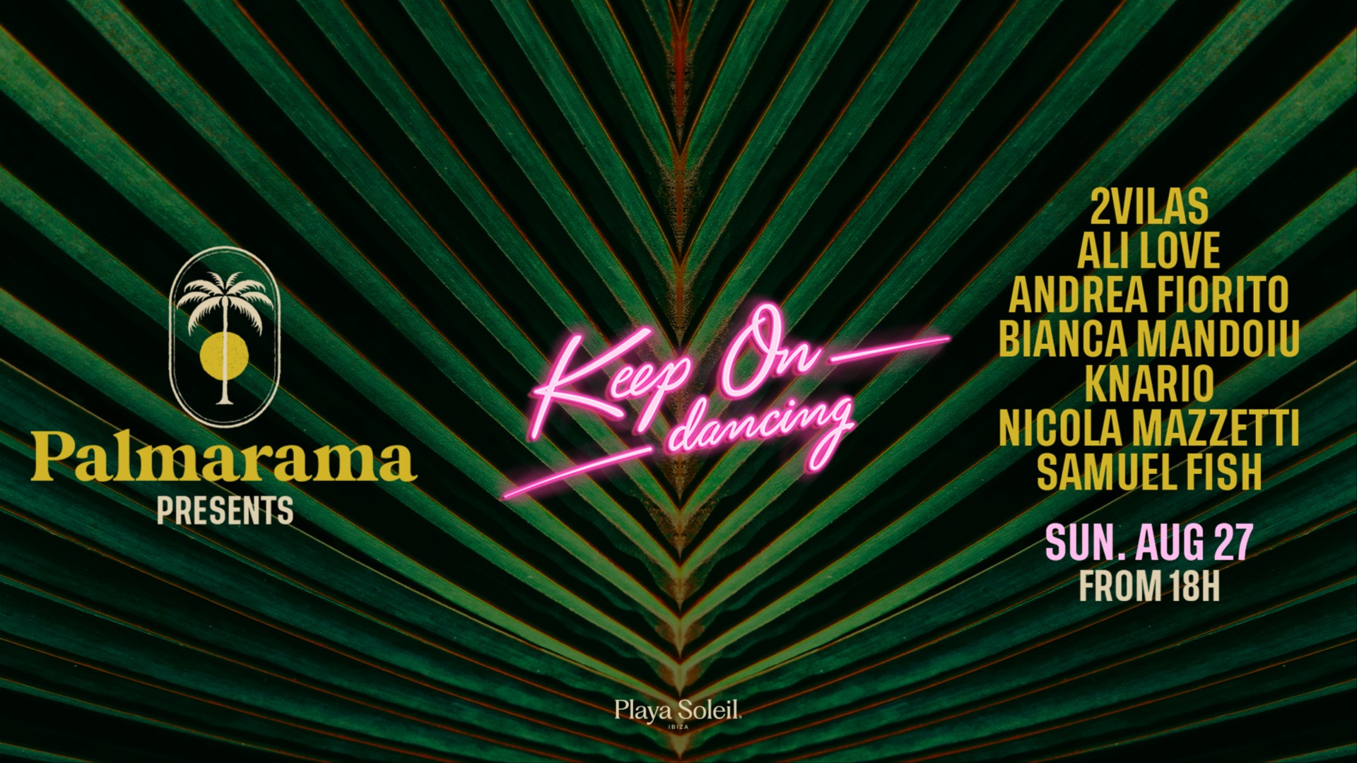 Palmarama Presents Keep On Dancing image