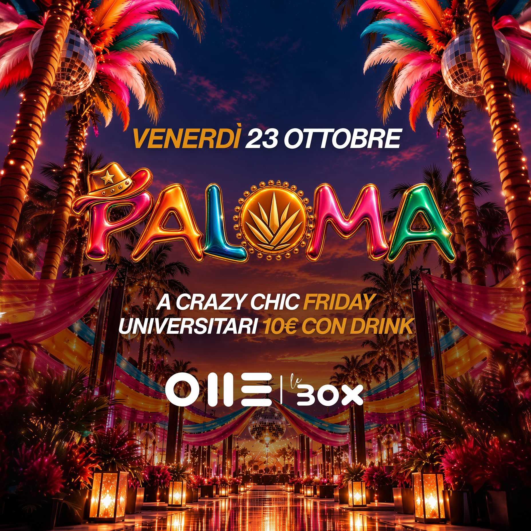 PALOMA - FRIDAY | One Torino (Le box)