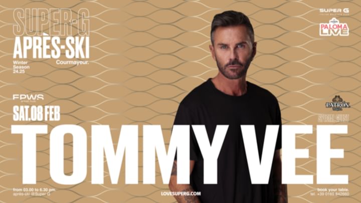 Cover for event: PALOMALIVE presents TOMMY VEE | Après-ski