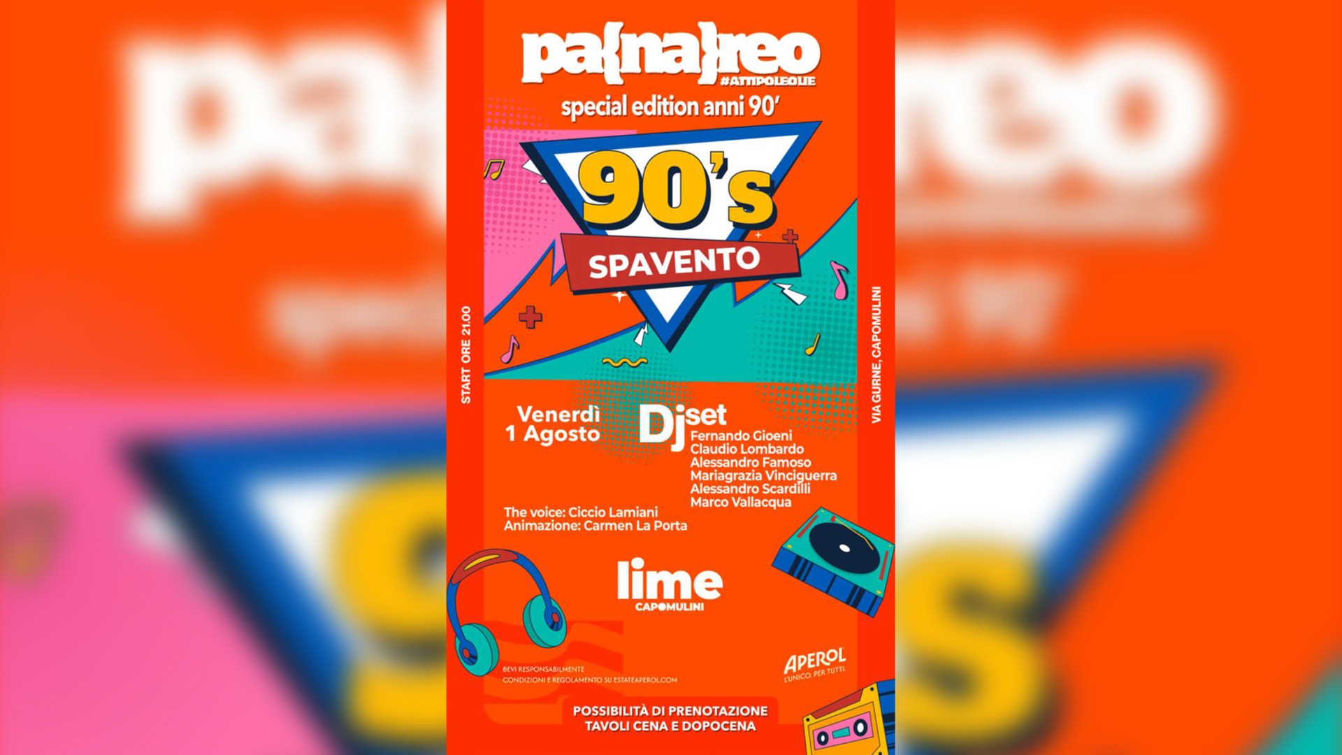 PANAREO_90'S SPAVENTO | Special edition anni 90' image