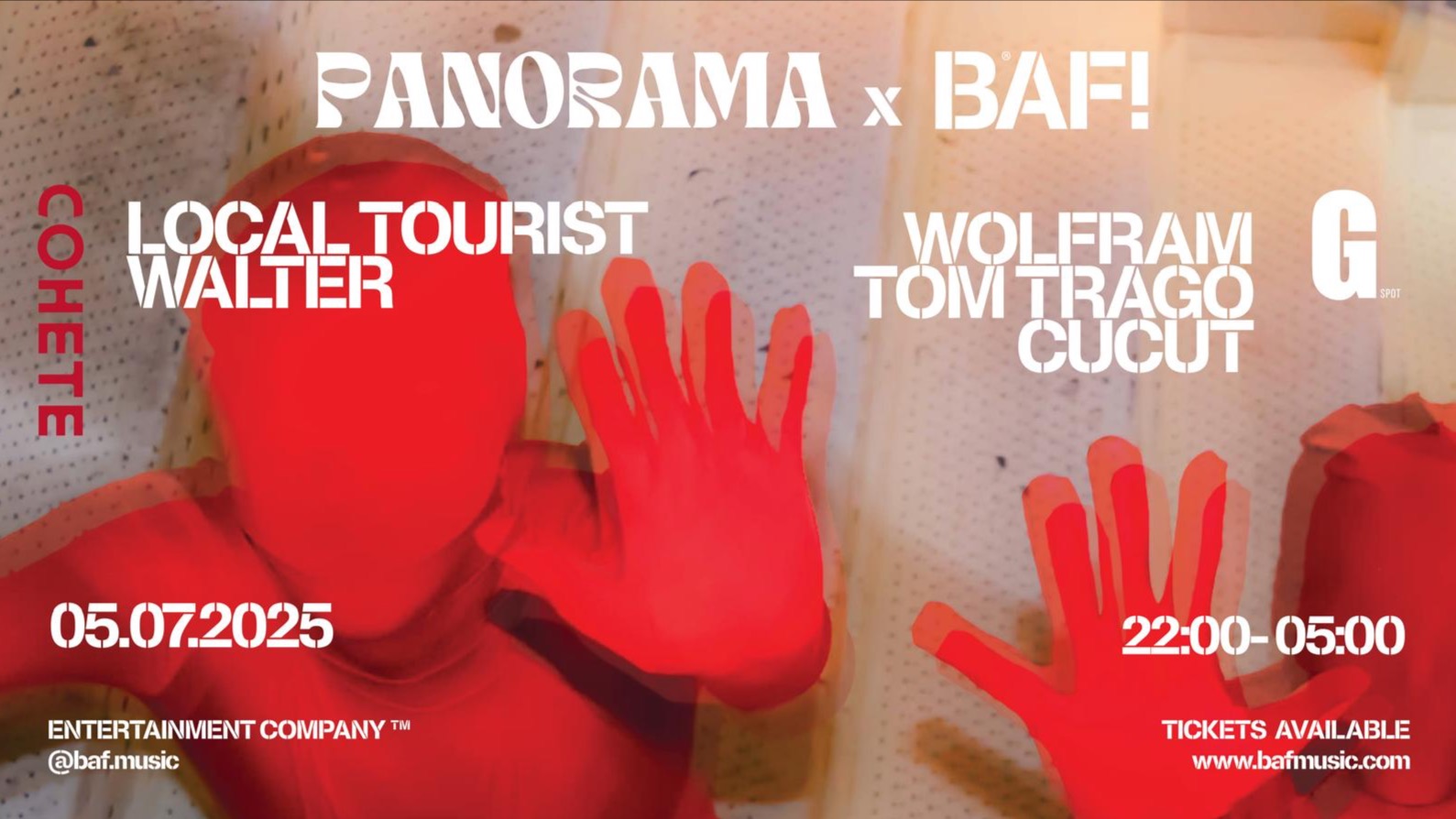 Cohete - G spot club. Panorama X BAF! (All Nite Long) image