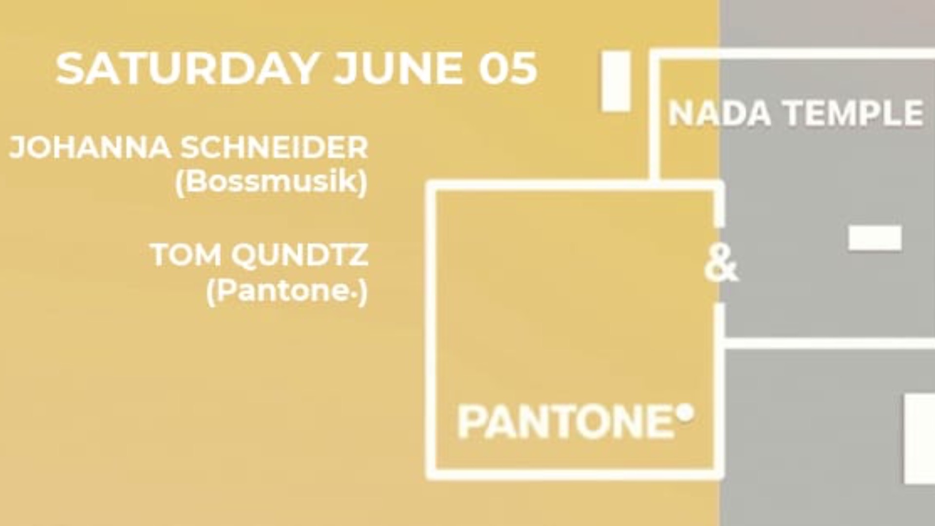 PANTONE - Release Party [15H00-22H00] image