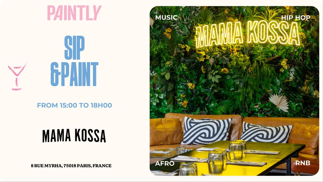 Cartell de l'esdeveniment Paris - Sip & Paint 