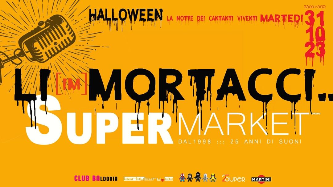Couverture de l'événement Parteciperai a Martedì 31 Ottobre 2023