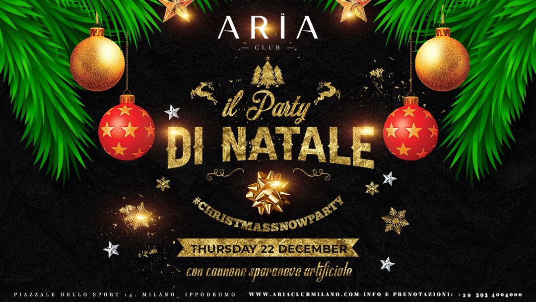 Couverture de l'événement PARTY DI NATALE - GIOVEDÌ SERA