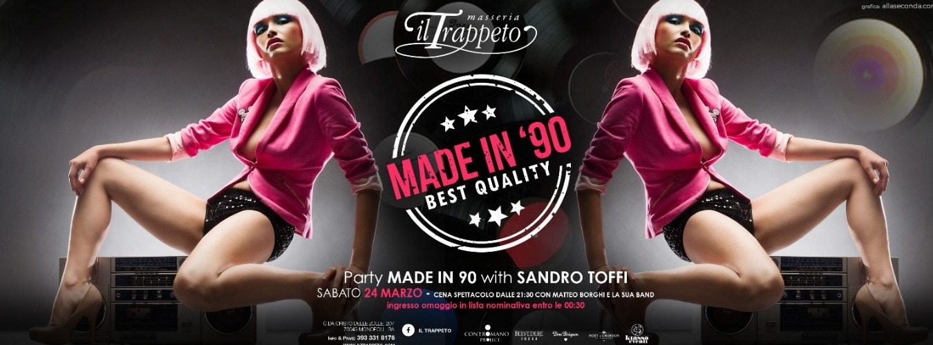 Party #MadeIn90 | Il Trappeto image