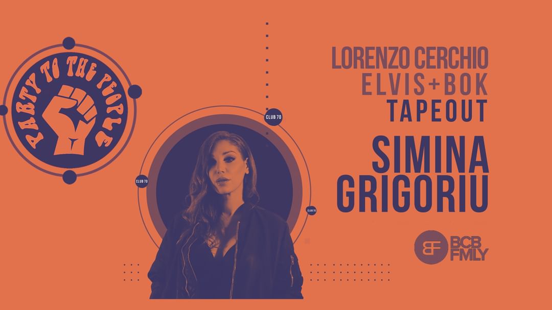 PARTY TO THE PEOPLE W/ SIMINA GRIGORIU event cover