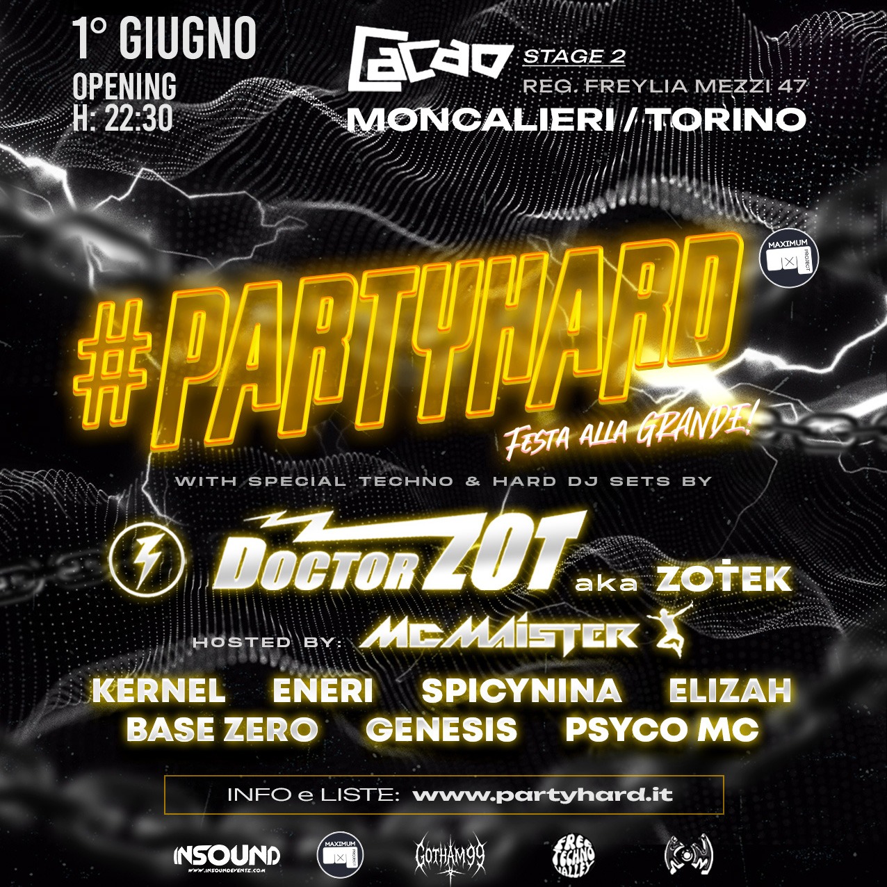 #PARTYHARD @ CACAO Stage 2 (Omaggio In Lista entro 00:30) image