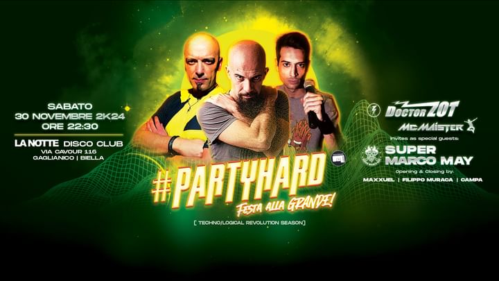 Cover for event: #PARTYHARD Festa alla grande @ LA NOTTE (BI)