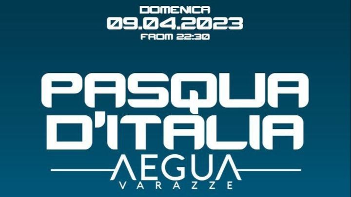 Cover for event: PASQUA D'ITALIA - Domenica 9 Aprile - Aegua 