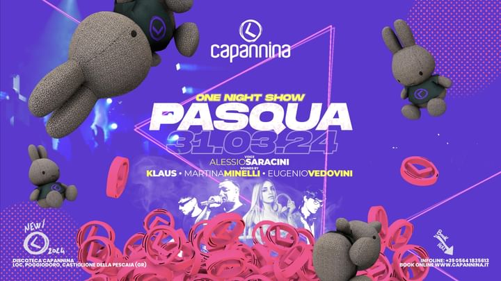 Cover for event: PASQUA ONE NIGHT NEW CAPANNINA