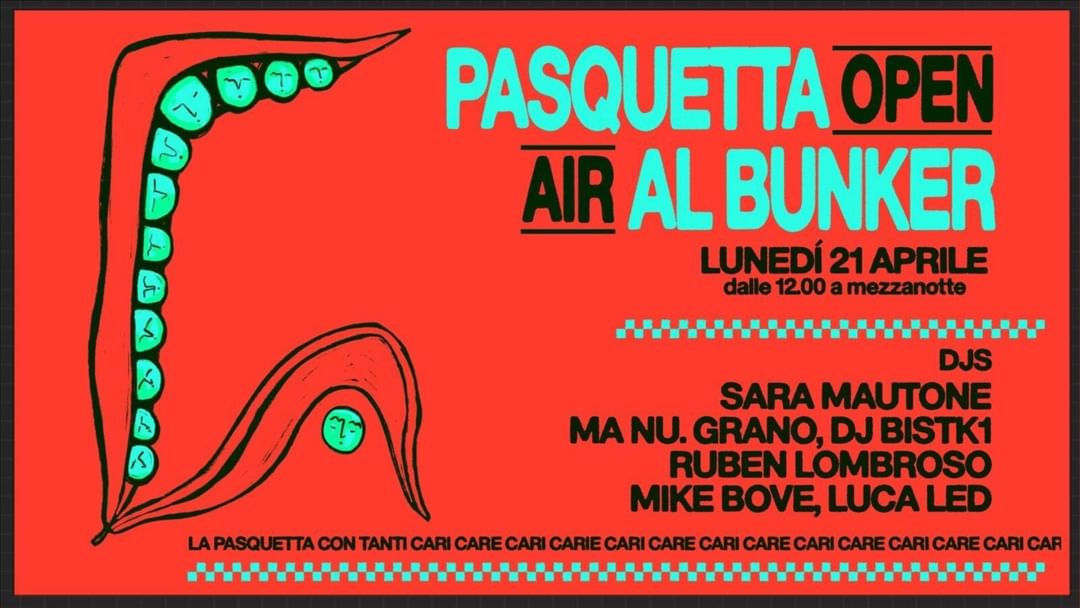 Pasquetta al Bunker-Eventplakat