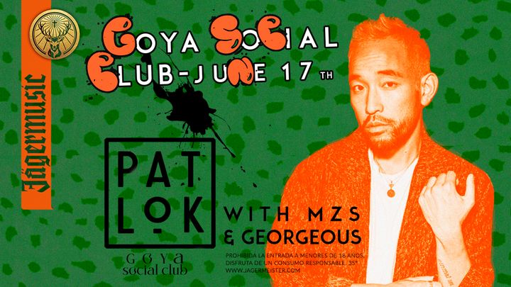 Cover for event: Pat Lok @ Goya Social Club