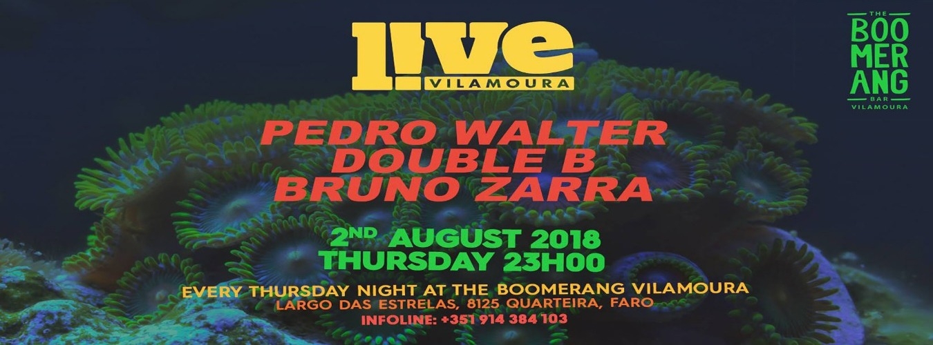 Pedro Walter x Double B x Bruno Zarra | LIVE Vilamoura Thursdays image