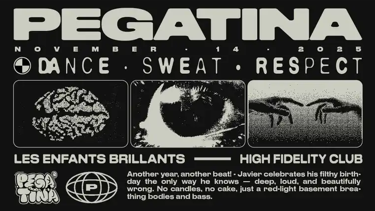 Pegatina pres. Linja live + Javier Carballo BDAY image