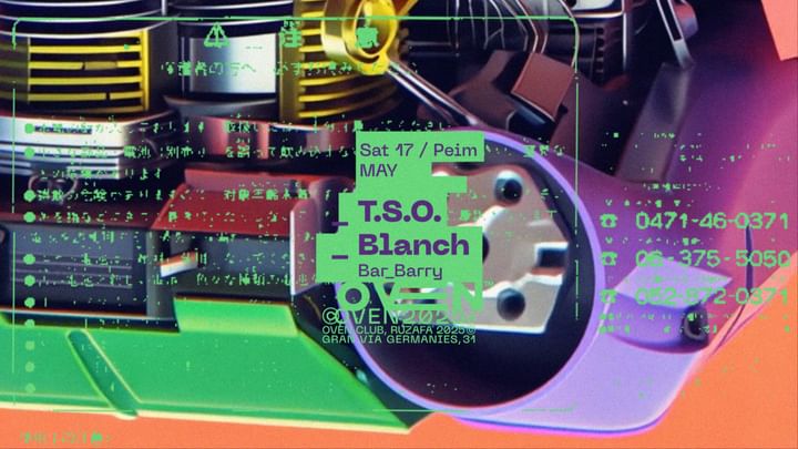 Cover for event: PEIM: T.S.O. + Blanch / Bar: Barry 