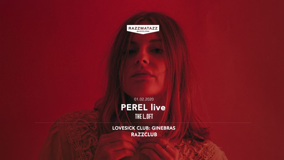 Cartel del evento Perel LIVE @ The Loft & Razzclub w/ Ginebras