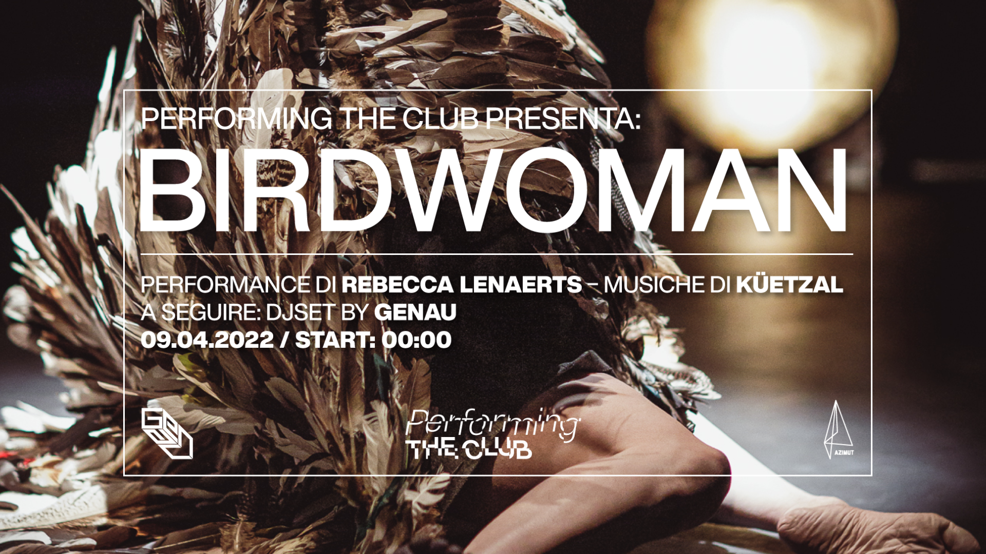 Performing The Club: Birdwoman, by Rebecca Lenaerts at Azimut image