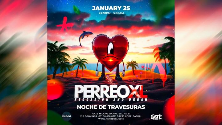 Cover for event: PERREO XL - SATURDAYS - REGGAETON AND URBAN