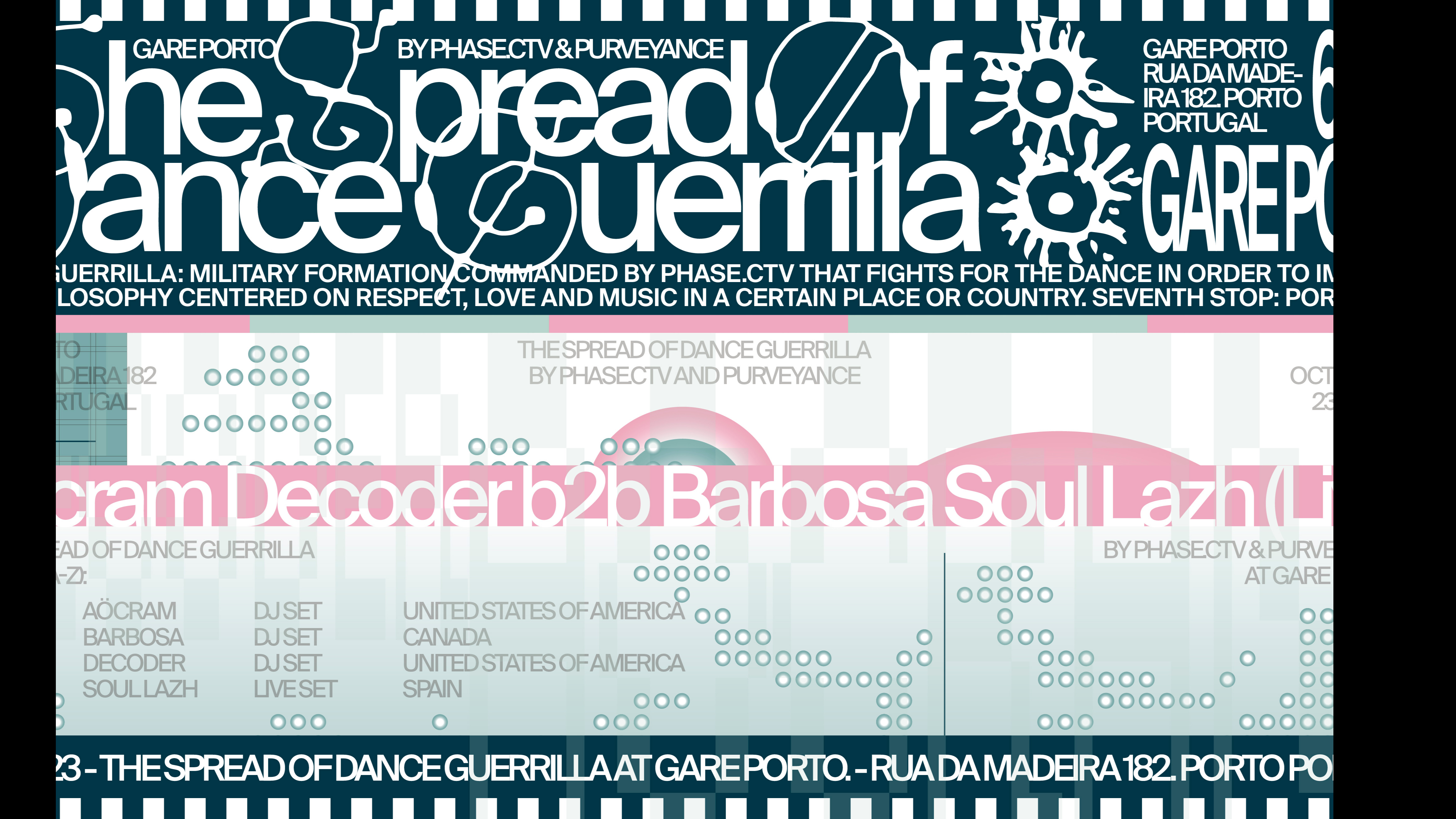 Phase Collective * Aöcram + Decoder b2b Barbosa + Soul Lazh live  image