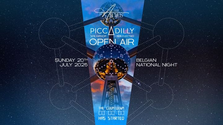 Cover for event: PICCADILLY OPEN AIR • BELGIUM’S NATIONAL NIGHT l LES ARCHES - SUN 20.07