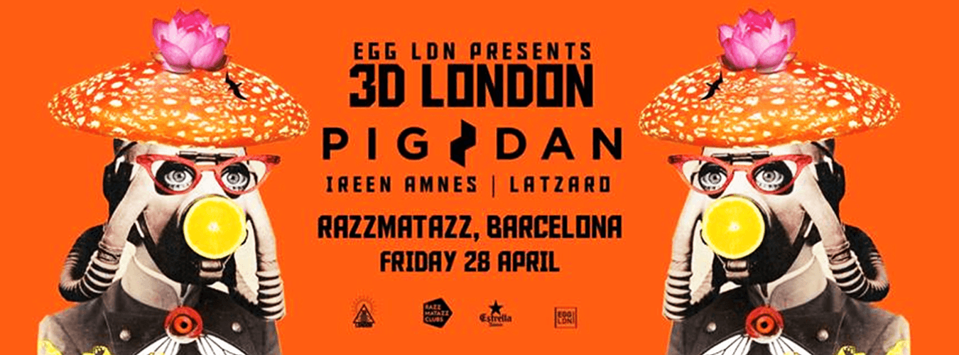Pig&Dan | Egg Ldn presents 3D London image