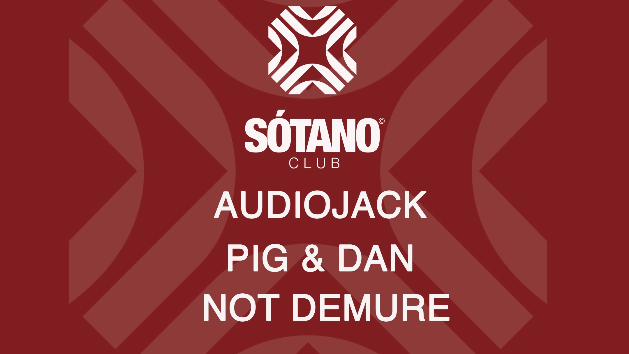 PIG&DAN & Friends w/ AUDIOJACK + PIG & DAN + NOT DEMURE image