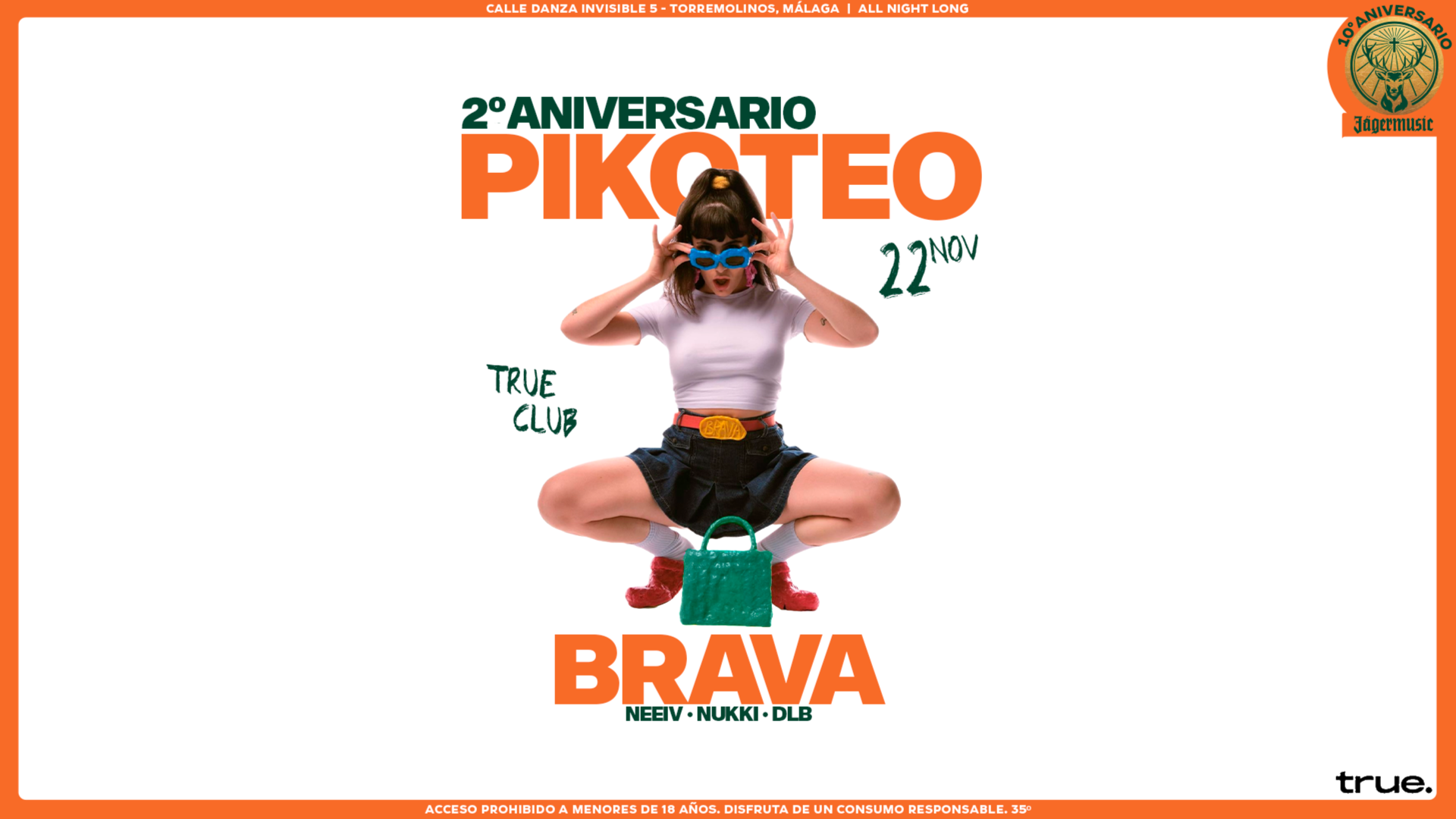 PIKOTEO 2º ANIVERSARIO CON BRAVA, NEEIV, NUKKI Y DLB image