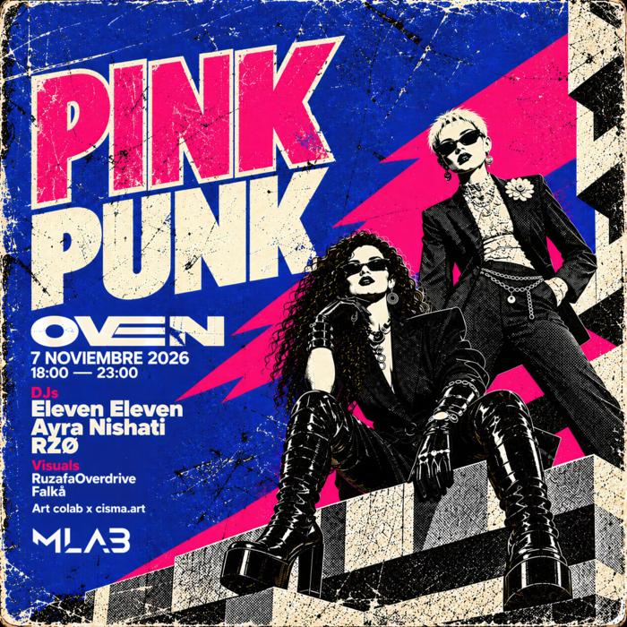 Cartel de PINK PUNK at OVEN en Oven Club