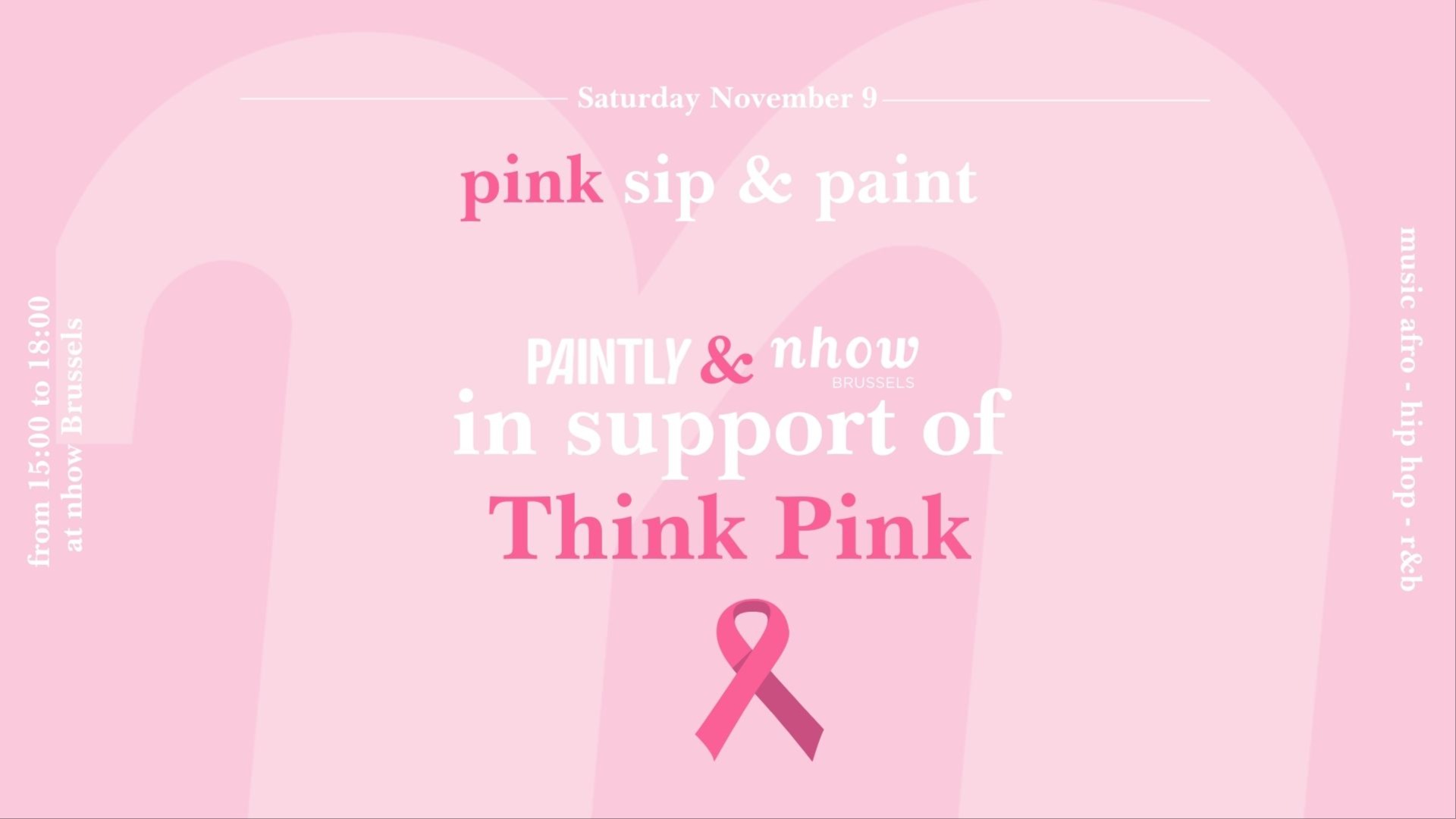Brussels - Pink Sip & Paint (Support of Think Pink) 