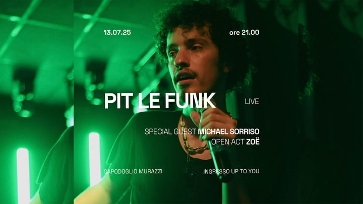 Cover for event: Pit Le Funk live ✷ Capodoglio