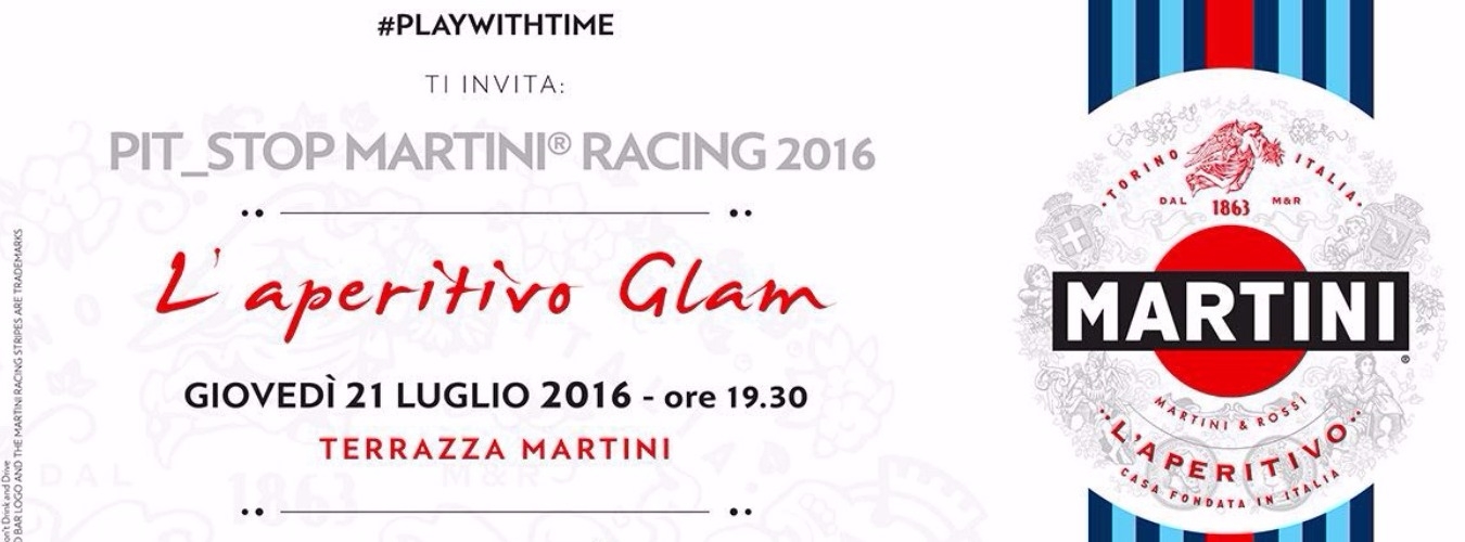 Pit_Stop MARTINI Racing 2016 | L'aperitivo Glam  image