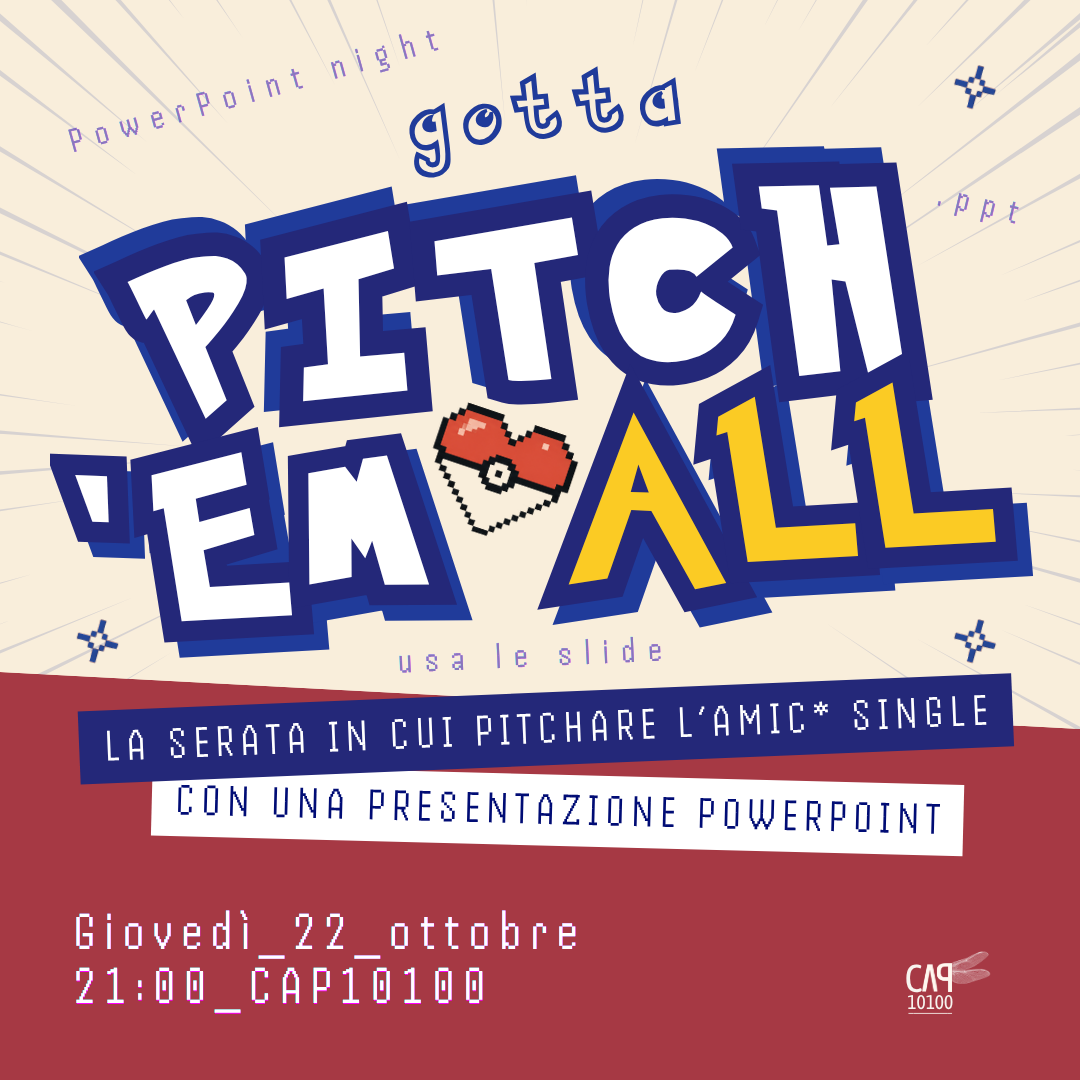PITCH 'EM ALL! - La serata in .ppt