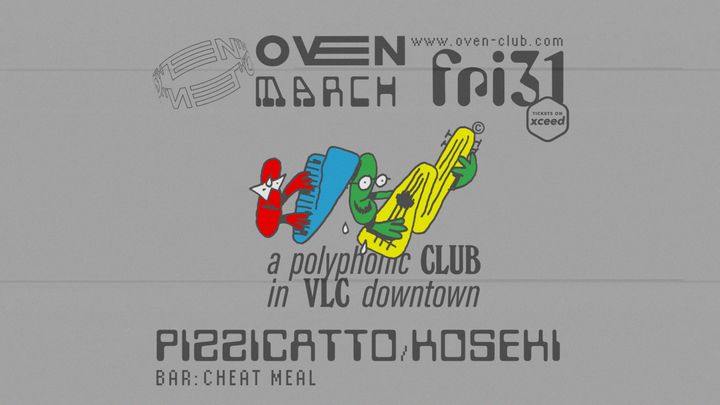 Cover for event: Pizzicatto + Koseki / Bar: Cheat Meal