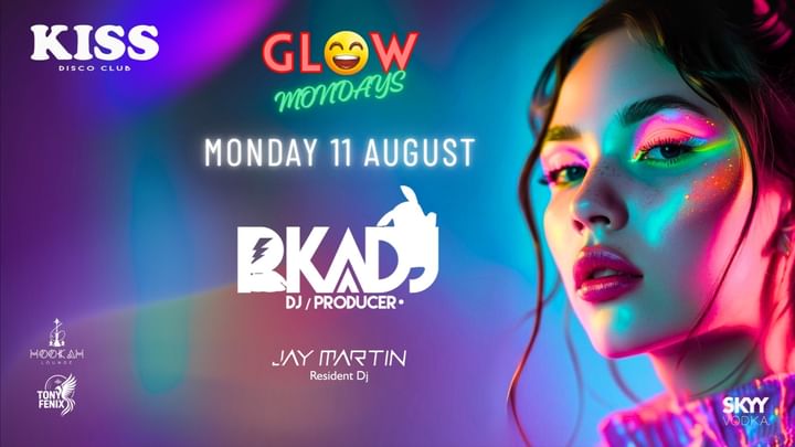 Cover for event: PKA DJ // GLOW PARTY ON MONDAY 