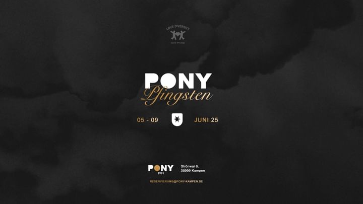 Cover for event: WEEKEND SPECIALS - PONY PFINGSTEN 