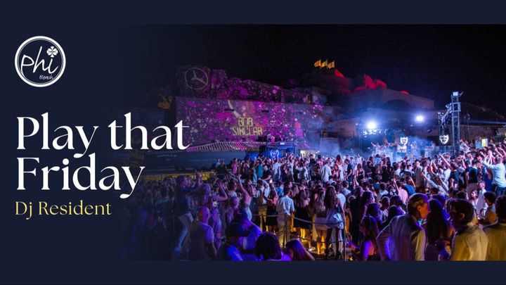 Cover for event: Play That Friday