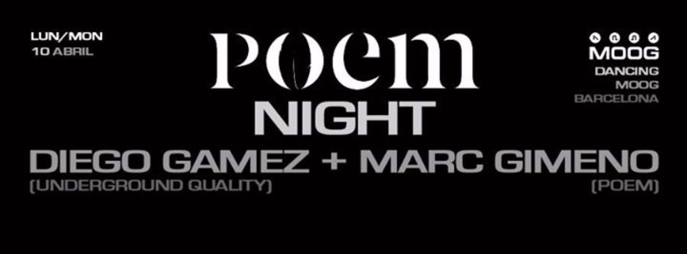 Poem Night: Diego Gamez + Marc Gimeno image