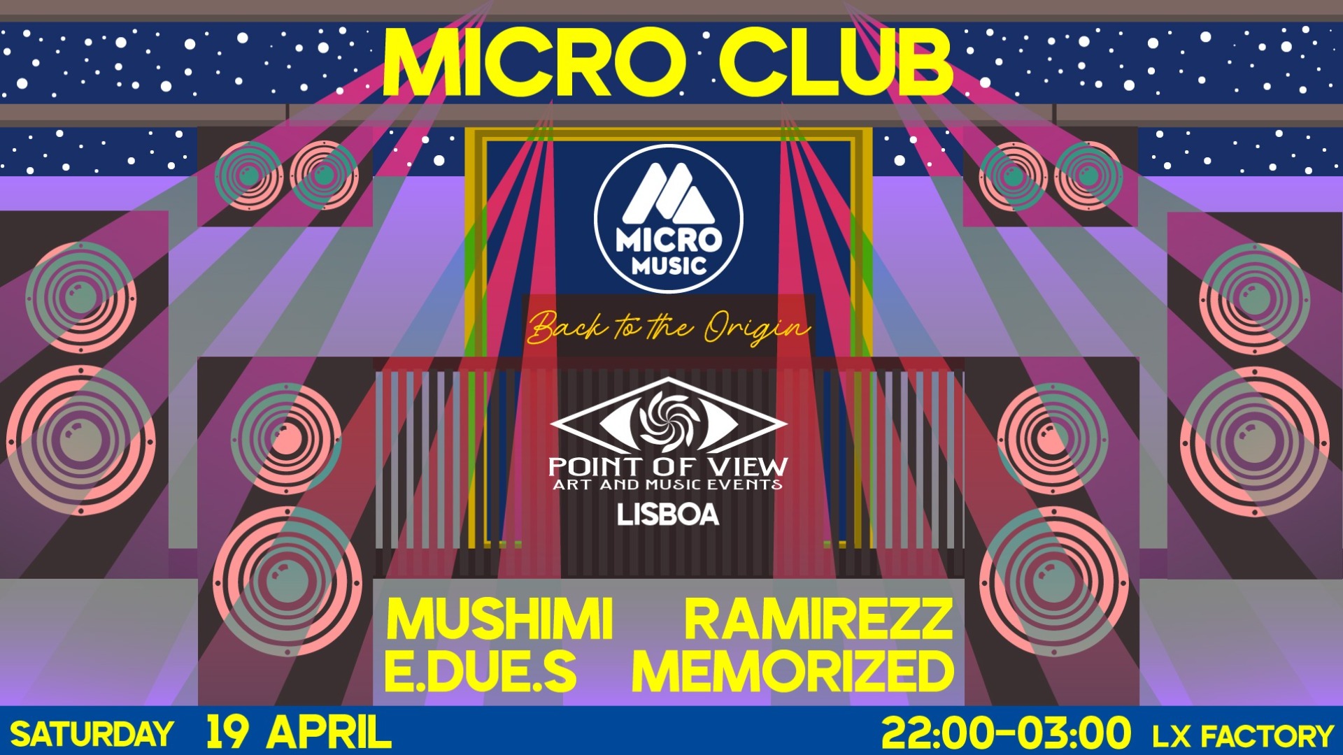 POINT OF VIEW - AT MICRO CLUB - 19 APRIL image