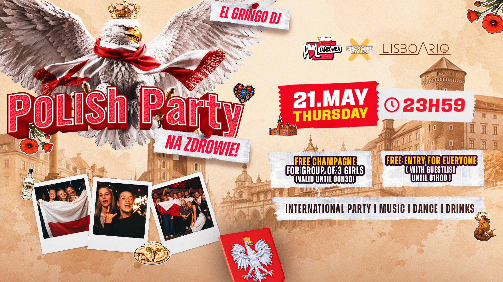 POL Tancowka -  Polish Party - FREE ENTRANCE (men & women) until 1:00am |  image