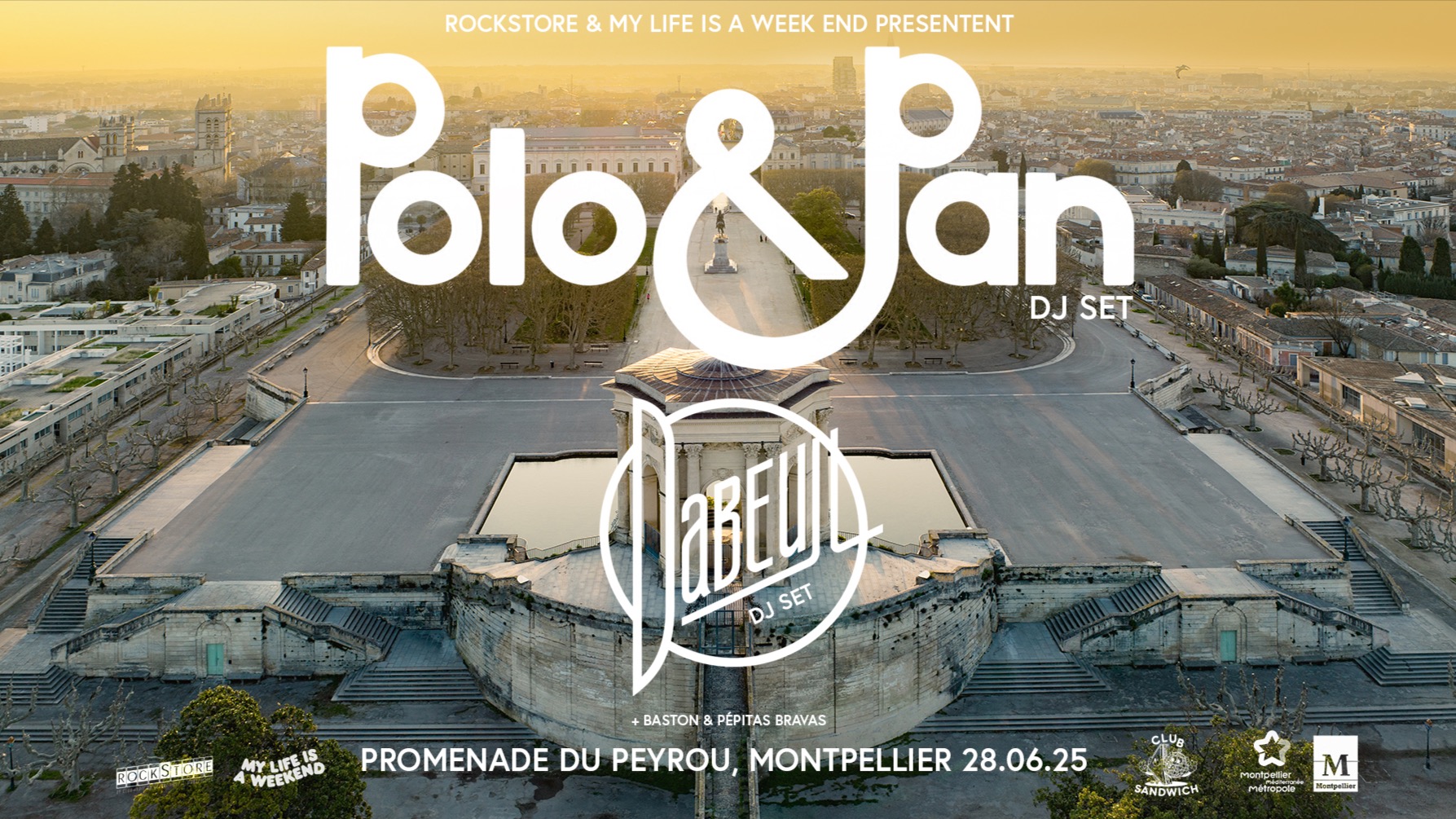 OPEN AIR - POLO & PAN + DABEULL / PROMENADE DU PEYROU, MONTPELLIER  image