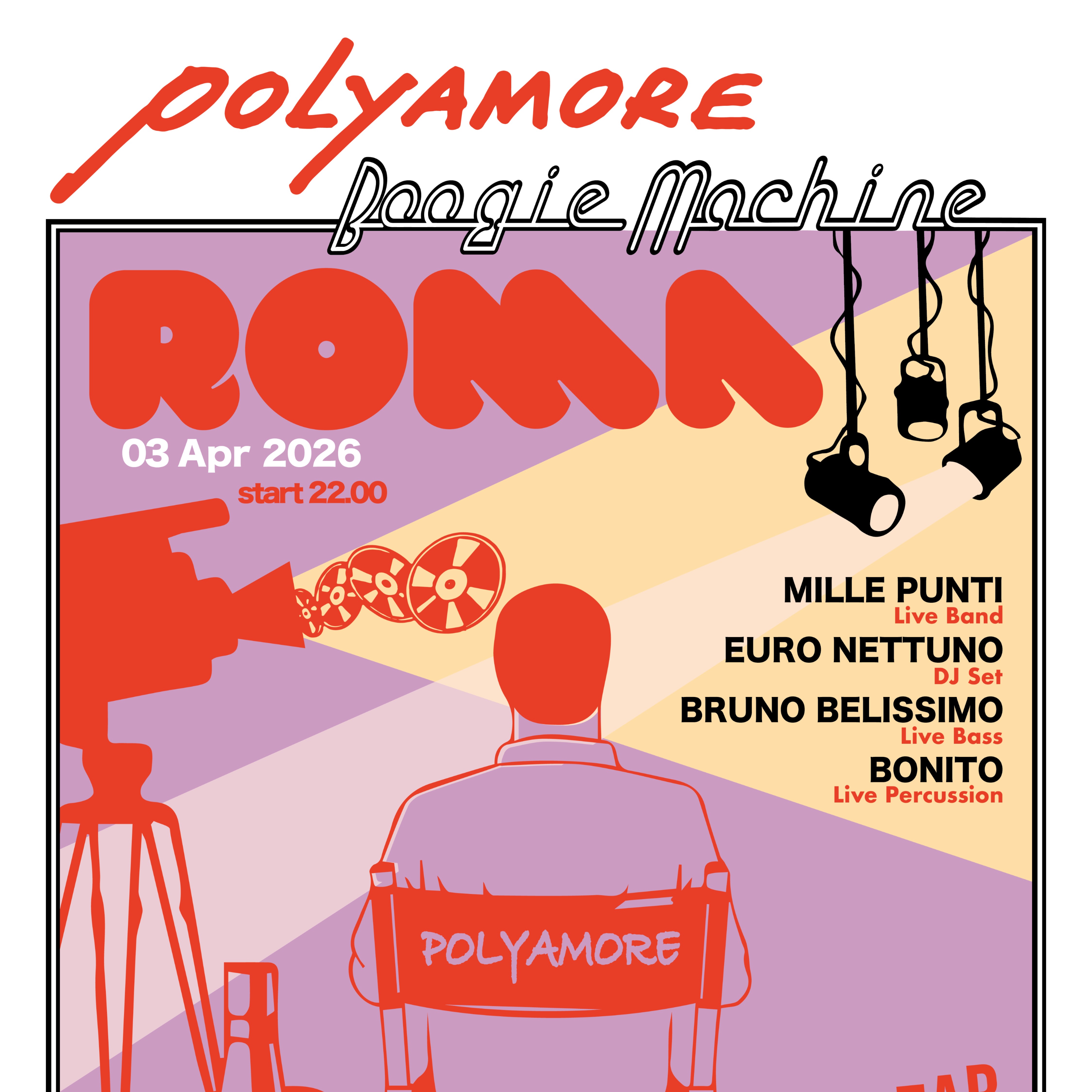 Polyamore Boogie Machine w/ Bruno Belissimo, Bonito, Euro Nettuno, Mille Punti - Alcazar Trastevere image