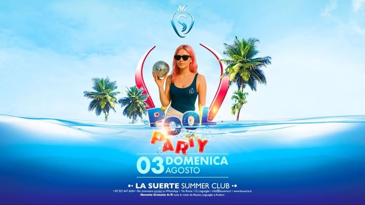 Cover for event: Pool Party -Domenica 3 Agosto-