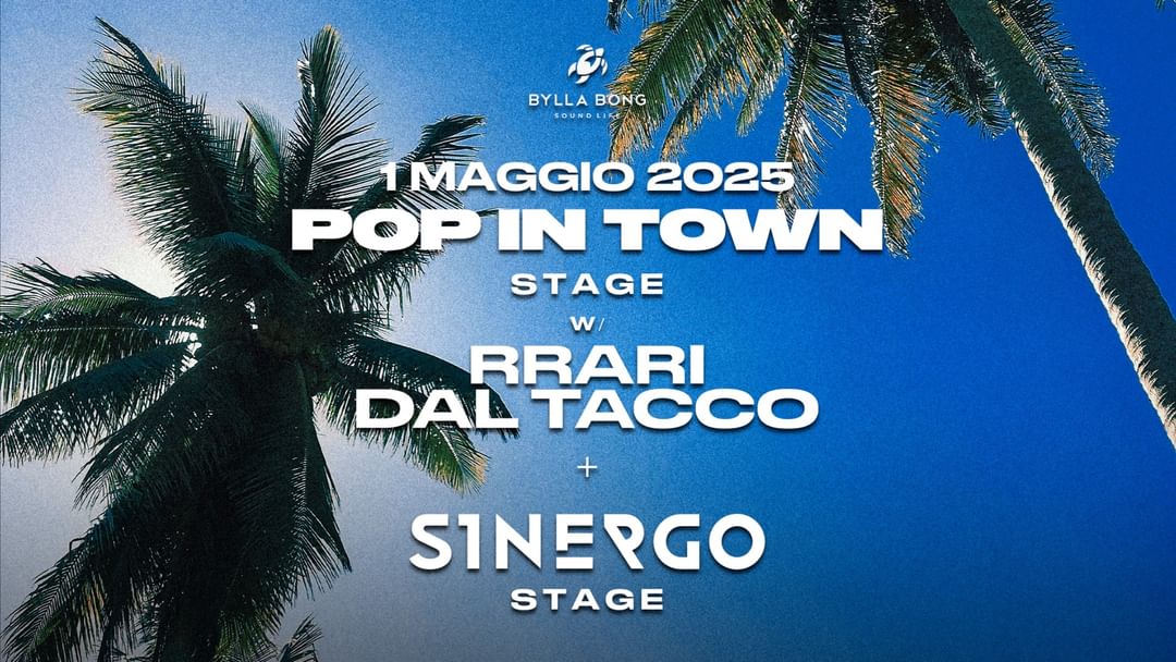 POP IN TOWN event cover