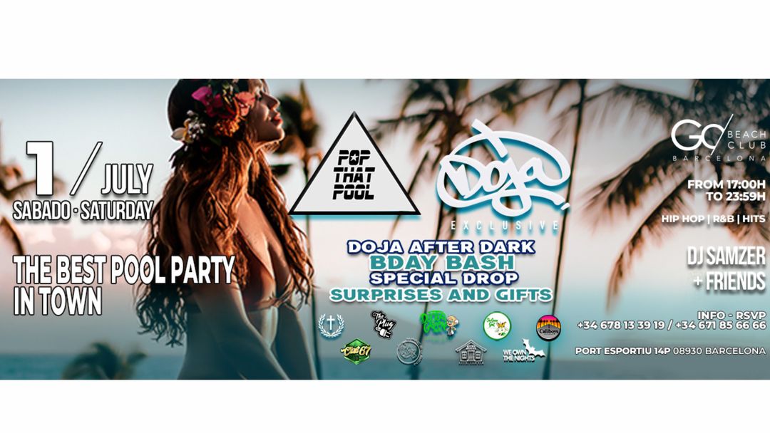 POP THAT POOL | from 5:30pm event cover